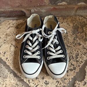 Converse Black and White Low Top Sneakers